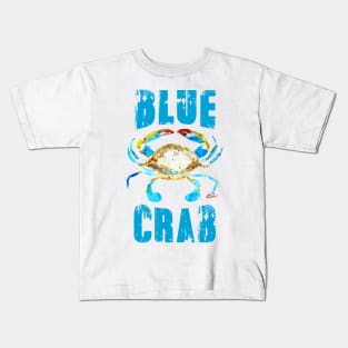 Blue Crab type Kids T-Shirt